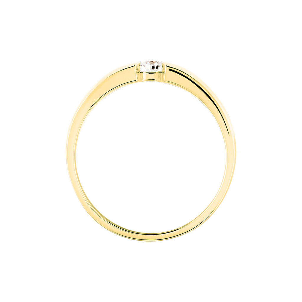 Damen Ring Gold 585 Diamant 0,1ct Sanina  - Ringe mit Stein Damen | OROVIVO
